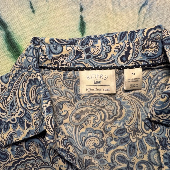 Riders by Lee Paisley Button Down Effortless Care Shirt - Picture 6 of 7
